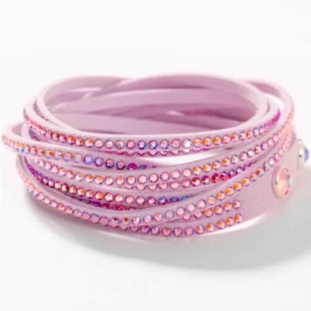 Touchstone Crystal By Swarovski Wrap Star Bracelet- Blossom